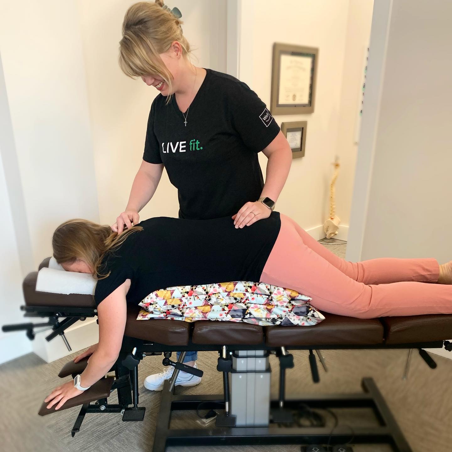 Chiropractic adjustment at Well Health Centers Collierville, TN
