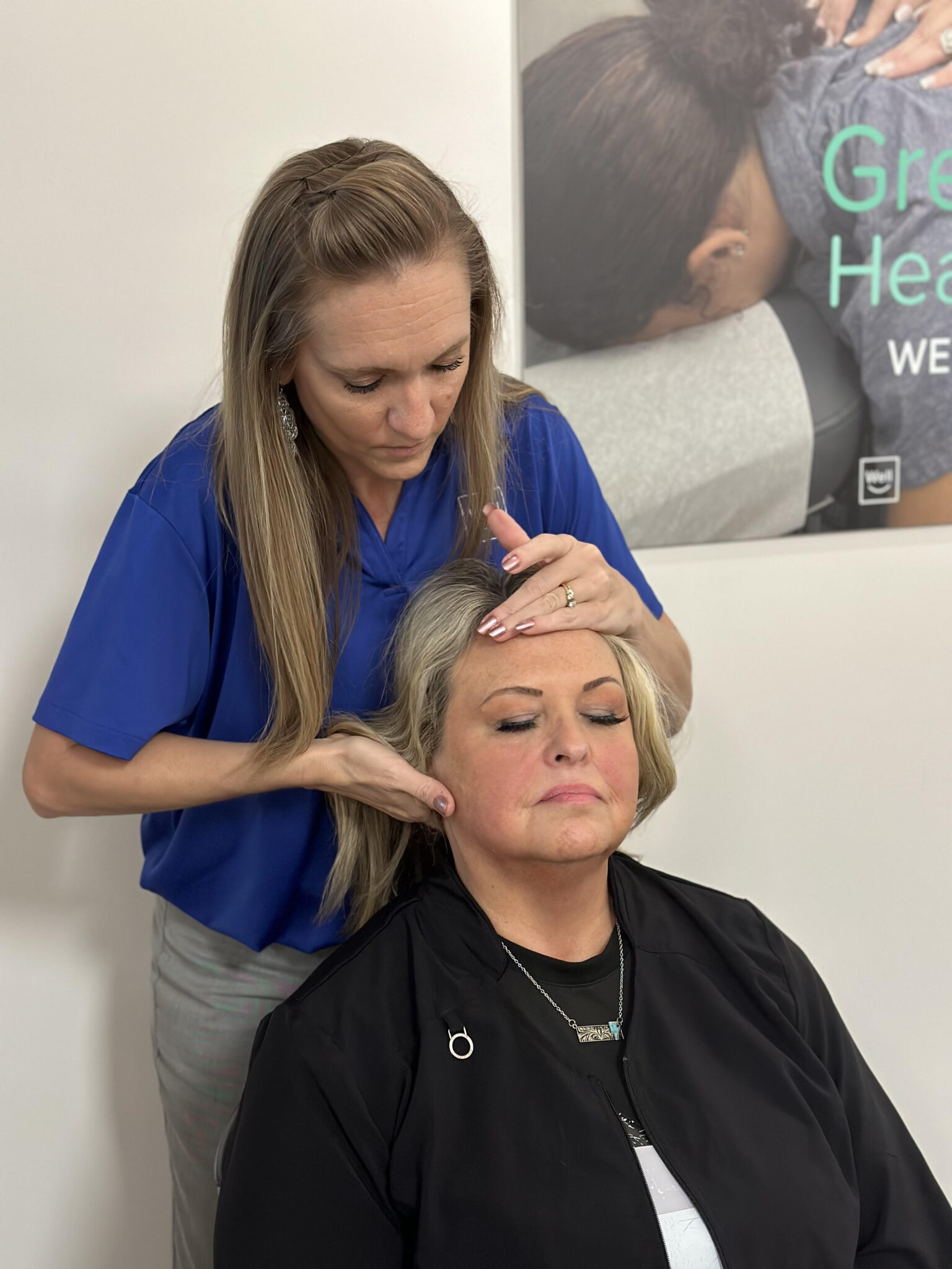 Chiropractic adjustment at Well Health Centers Cookeville, TN